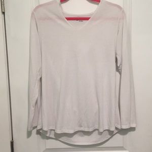 White hooded T-shirt